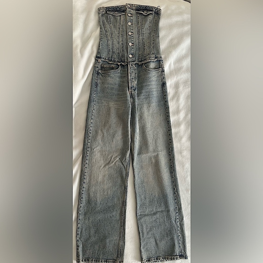 Zara denim jumpsuit